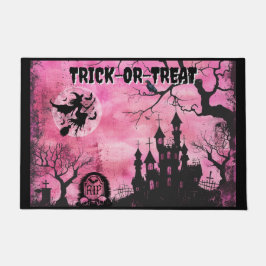 Felpudo Halloween Haunted House