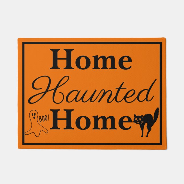 Felpudo Halloween - Hogar embrujado (Anverso)