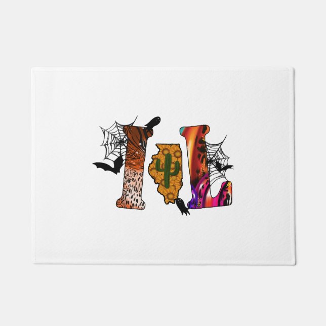 Felpudo Halloween Illinois (Anverso)