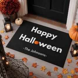 Felpudo Halloween minimalista moderno – Personalizado
