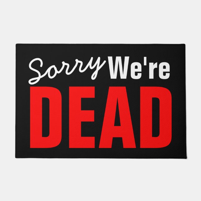 Felpudo Halloween - Muerto (Anverso)