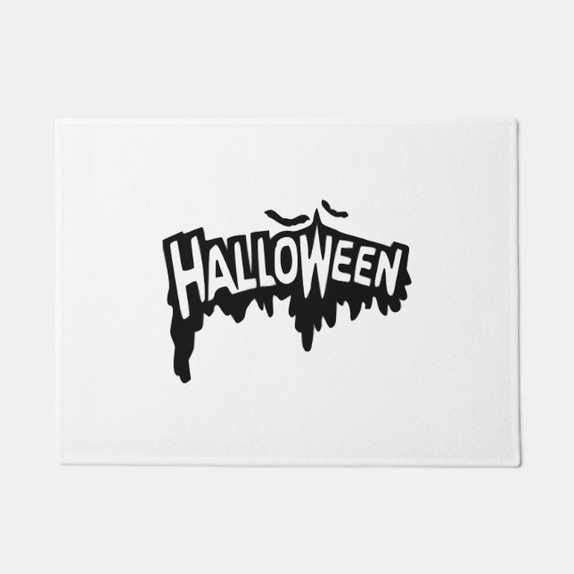 Felpudo Halloween negro (Anverso)
