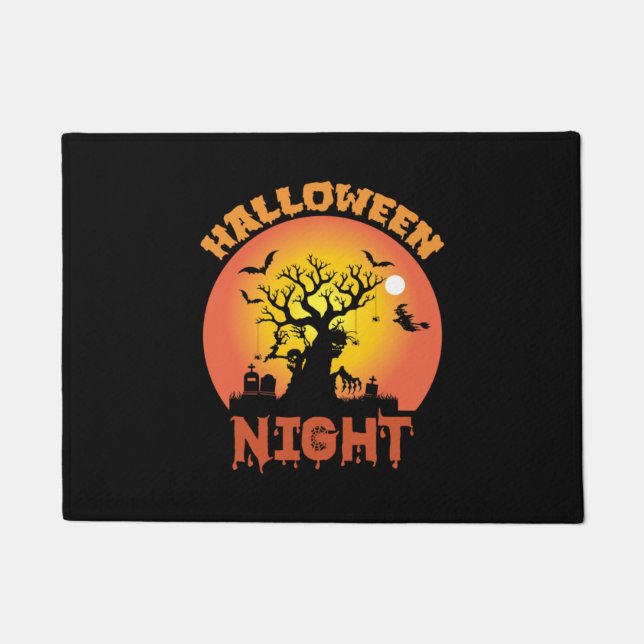 Felpudo Halloween Night Birthday (Anverso)