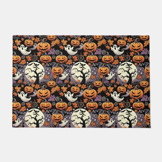 Felpudo Halloween/otoño/otoño (Anverso)