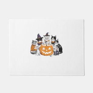 Felpudo halloween para Gato Gatito Lindo Fantasma Esquelet