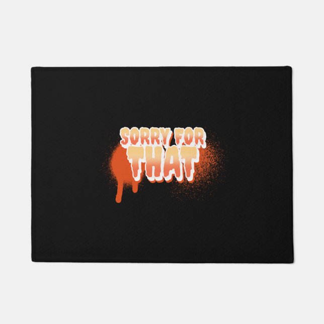 Felpudo Halloween, perdón por eso (Anverso)