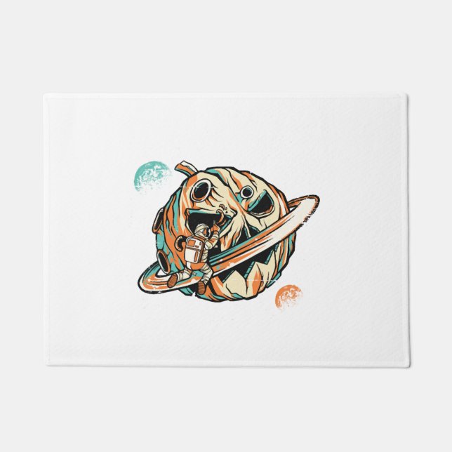 Felpudo Halloween Planet (Anverso)