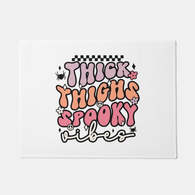 Felpudo Halloween retro (Anverso)