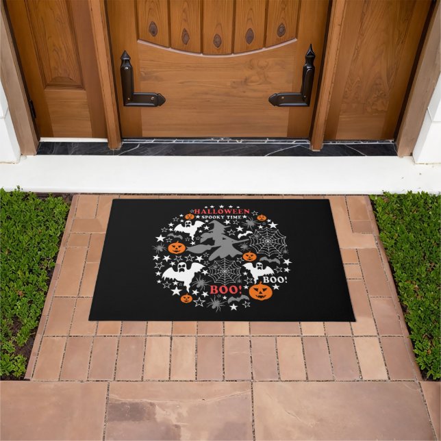 Felpudo Halloween Spooky Time (Exterior)