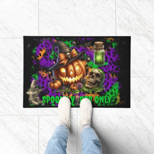 Felpudo Halloween Spooky Vibes Only Door Mat