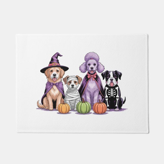 Felpudo Halloween Squad Dog (Anverso)