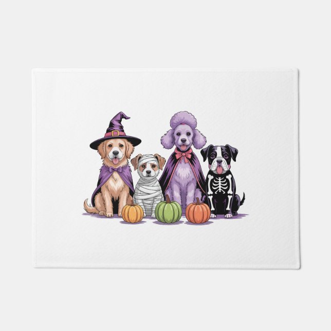 Felpudo Halloween Squad Dog (Anverso)