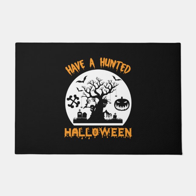 Felpudo Halloween Tiene Un Divertido Cumpleaños De Hallowe (Anverso)