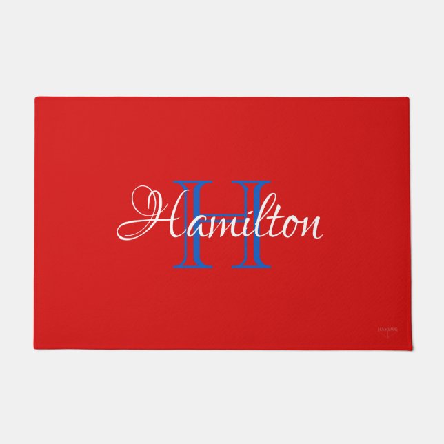 Felpudo HAMbWG - Mat de puerta Personalizado en cualquier  (Anverso)