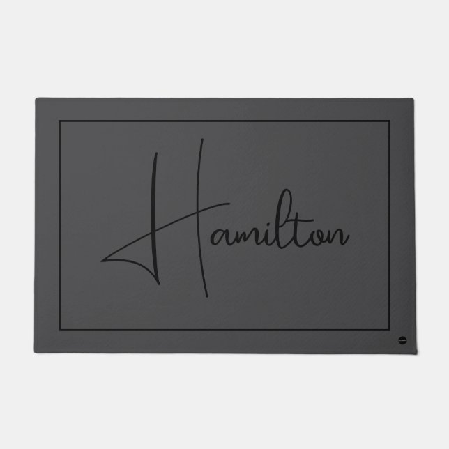 Felpudo HAMbWG - Mat de puerta Personalizado en cualquier  (Anverso)