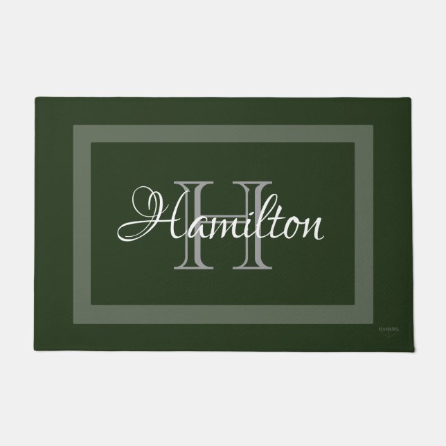 Felpudo HAMbWG - Mat de puerta Personalizado en cualquier  (Anverso)