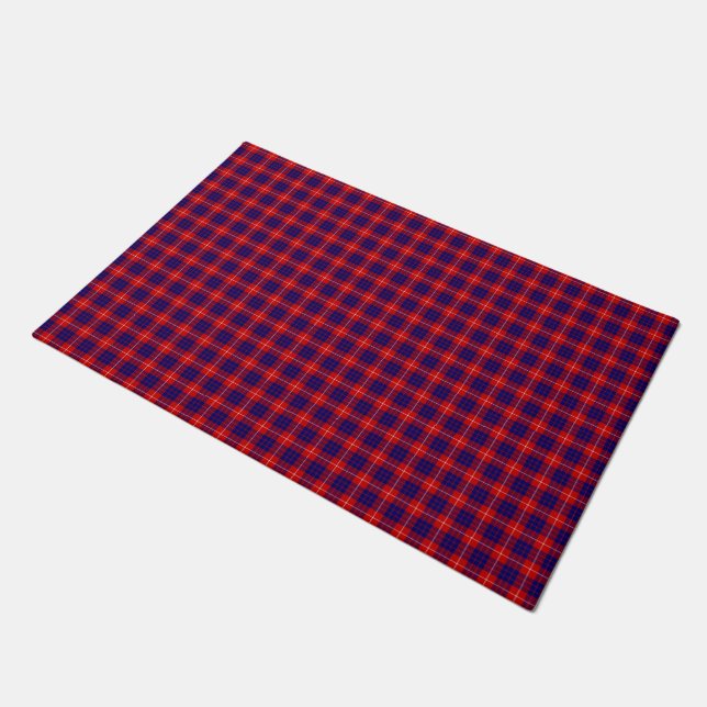Felpudo Hamilton tartan azul violeta (Angular)