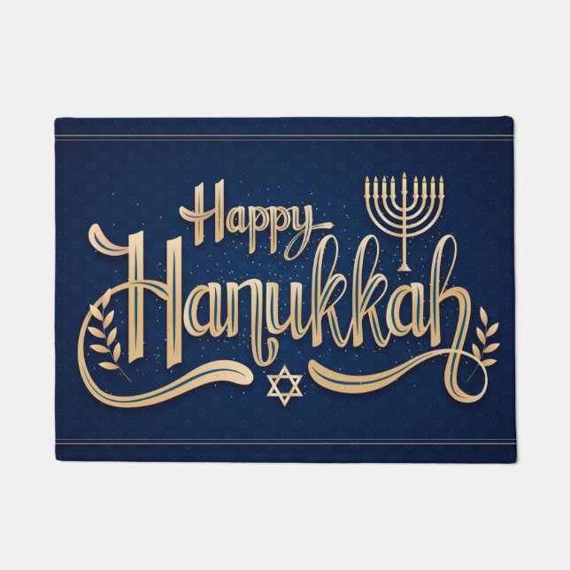 Felpudo Hanukkah Doormat (Anverso)