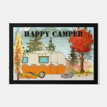 Happy Camper Autumor Door Mat
