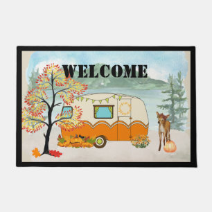Felpudo Happy Camper Autumor Door Mat