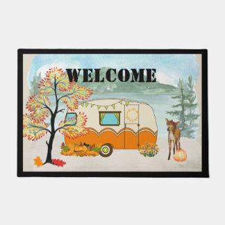 Felpudo Happy Camper Autumor Door Mat