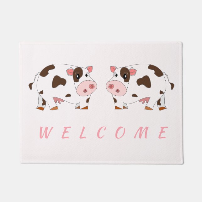Felpudo Happy Cows Doormat (Anverso)
