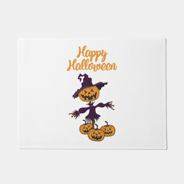 Felpudo Happy Halloween Scarecrow (Anverso)