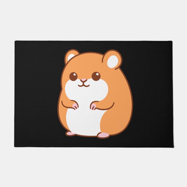 Felpudo Happy Hamster Doormat (Anverso)