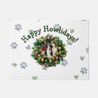 Felpudo Happy Howlidays Photo Image