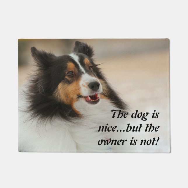 Felpudo Happy Shelty (Anverso)