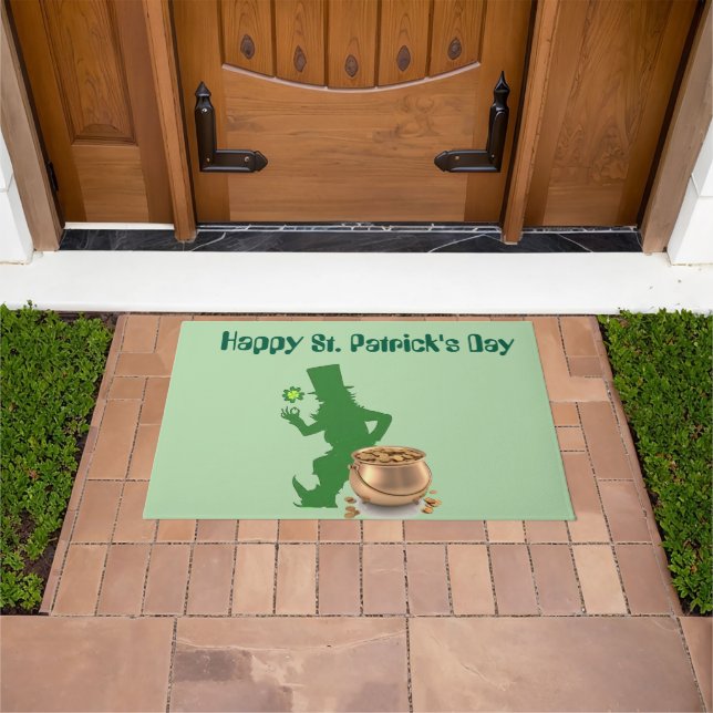 FELPUDO HAPPY ST. PATRICK'S DAY LEPRECHAUN  (Exterior)
