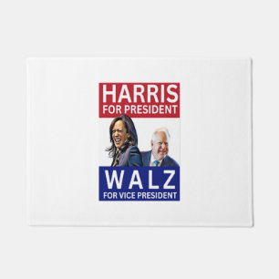 Felpudo Harris Por El Presidente Walz Para El Vicepresiden
