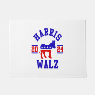 Felpudo Harris Walz 2024 por el presidente demócrata patri