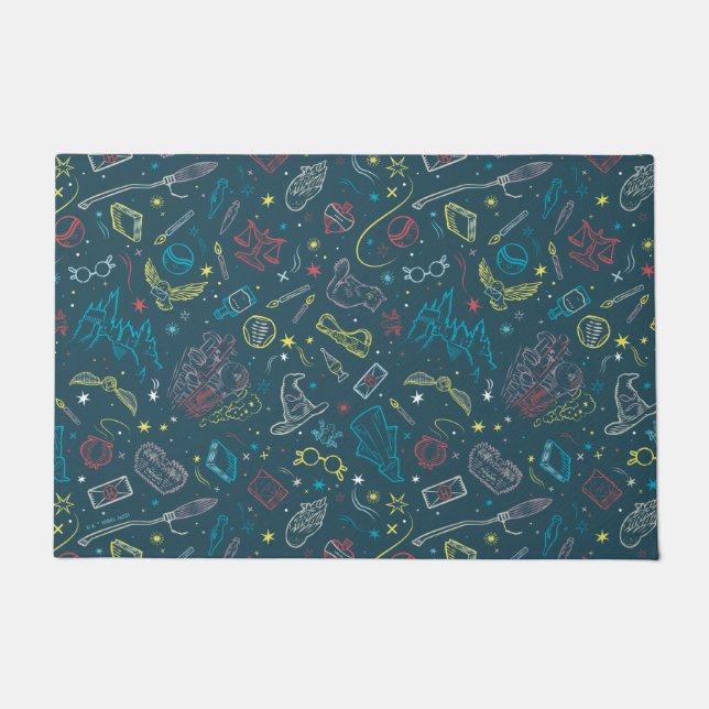 Felpudo HARRY POTTER™ Artifacts Line Art Pattern (Anverso)