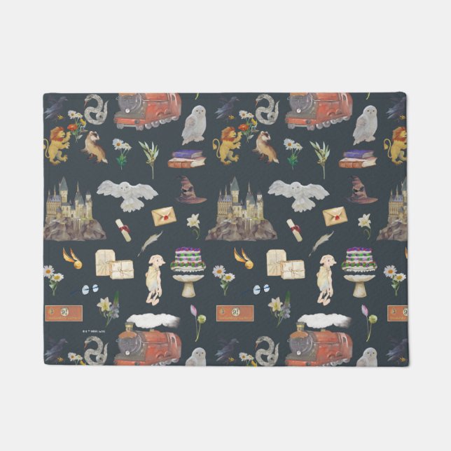 Felpudo HARRY POTTER™ | Patrón de iconos (Anverso)