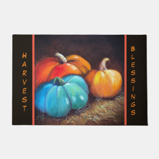 Felpudo Harvest Blessings Thanksgiving Door Mat