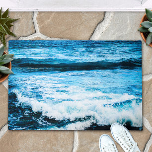Felpudo Hawái olas de océano turquesa foto tropical atrevi