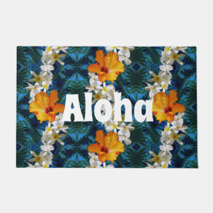 Felpudo hawaiano de los leus de la HAWAIANA con el
