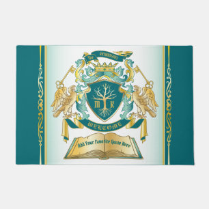 Felpudo Haz tu propio libro de árbol de emblemas clave co