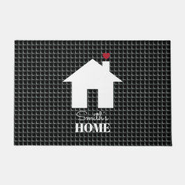 Felpudo Heart on a House