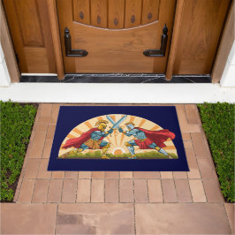 Felpudo Hector and Achilles