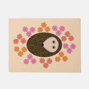 Felpudo Hedgehog y estepa de las puertas