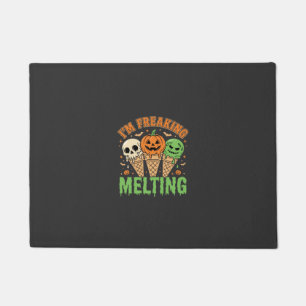 Felpudo Helado Derretido de Halloween