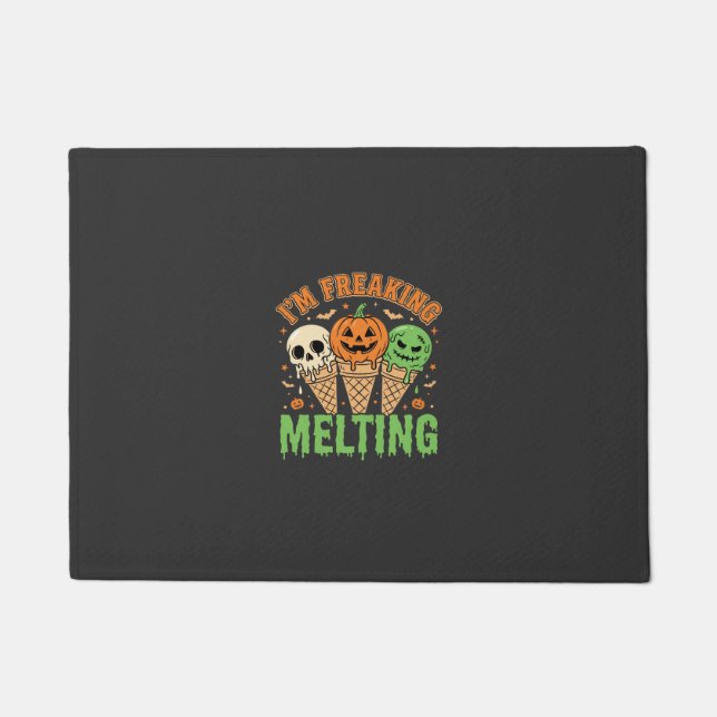 Felpudo Helado Derretido de Halloween (Anverso)