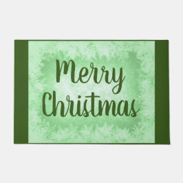 Felpudo helado verde Feliz Navidad
