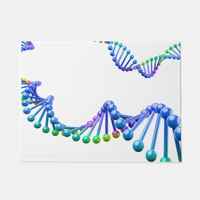 Felpudo hélice doble de ADN 3D (Anverso)