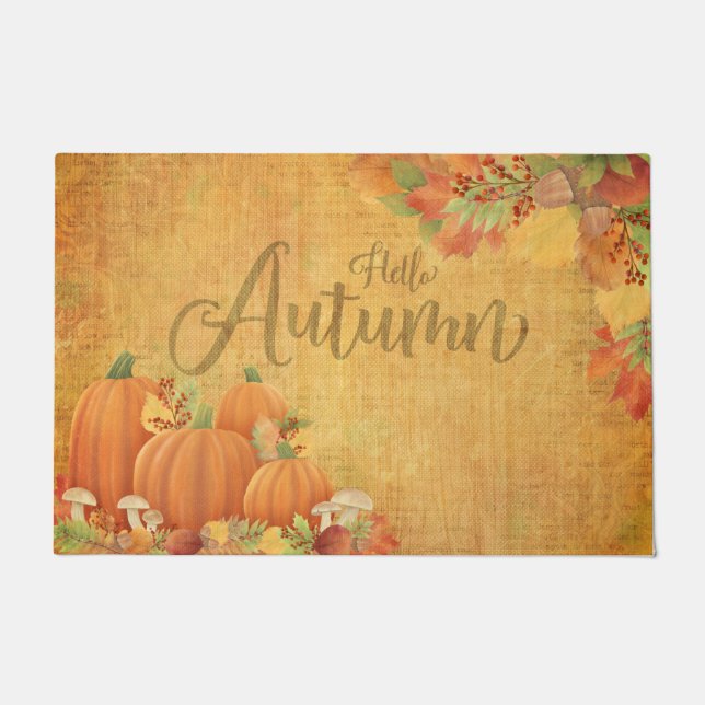 Felpudo Hello Autumn Doormat (Anverso)