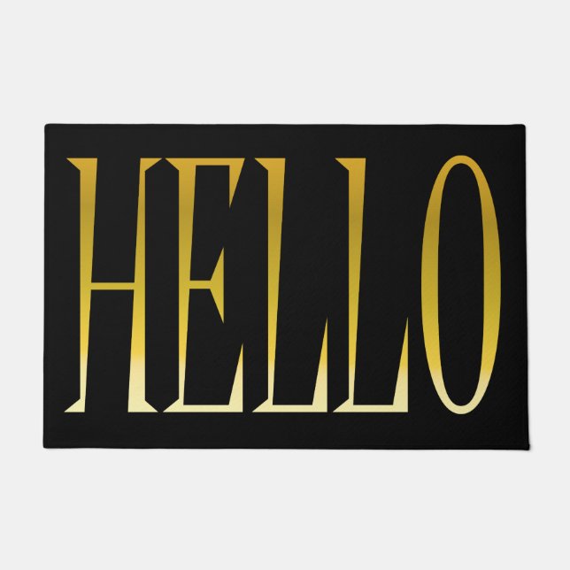 Felpudo HELLO Welcome Door Mat (Anverso)
