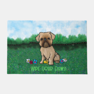Felpudo Helper Doormat de Brussels Griffon Garden
