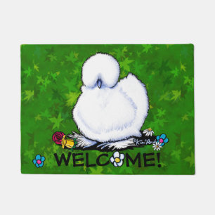 Felpudo Helper Silkie Chicken Doormat